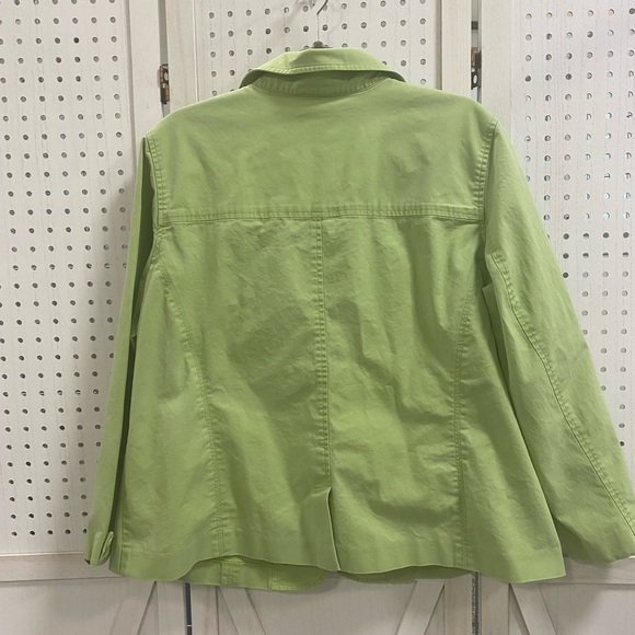 Talbots Light Green Utility Jacket - Picture 2 of 5